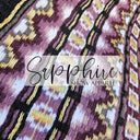 Western Show Blanket "The Uptown" Black-Purple-Gold-236