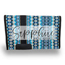 Western Show Blanket "The Uptown" Schwarz-Tealblau-Gold-312