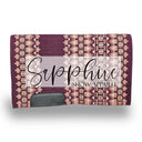 Western Show Blanket "The Oklahoma" Aubergine-Rose-18-121