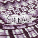 Western Show Blanket "The Oklahoma" Aubergine-Violett-237