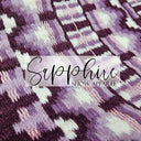 Western Show Blanket "The Oklahoma" Aubergine-Violett-Pink-239
