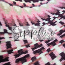 Western Show Blanket "The Santa Fee" Aubergine-Rose-Gold-325