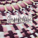 Western Show Blanket "The Santa Fee" Aubergine-Rose-Gold-325