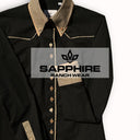 Western Ranch Shirt "Black Betty"