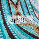 Western Ranch Blanket "Hunting Turquoise B3"