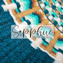 Western Show Blanket "Hunting Turquoise B7"