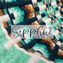 Western Show Blanket "Hunting Turquoise B5"