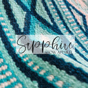 Western Ranch Blanket "Hunting Turquoise B2"