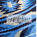 Western Ranch Blanket "The Rancher" Rauchblau-354