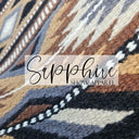 Western Ranch Blanket "The Gunsmoke" Schwarz-Tan-278