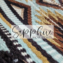 Western Ranch Blanket "The Peppermint B6"