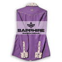 Western Ranch Shirt "Violetta" Violett